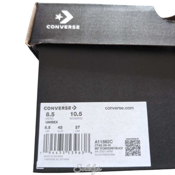 Converse XXHI Triple Buckle Strap Wet Stone Blue Knee High Sneaker Womens 10.5 - Picture 6 of 10